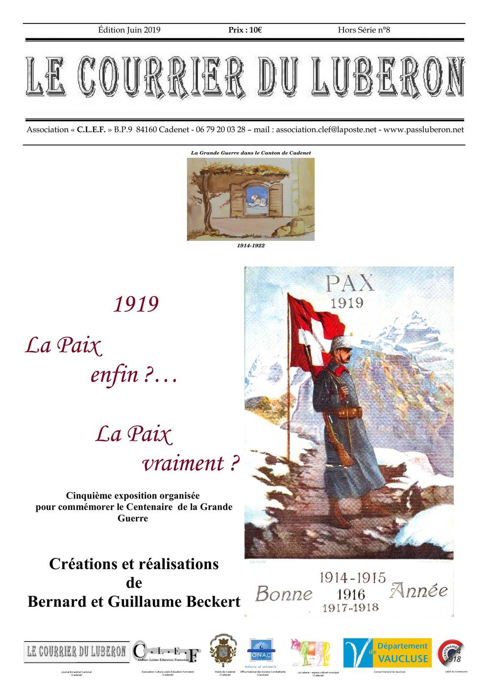 1919 - La Paix enfin ? La Paix vraiment ?